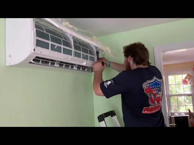 Gree Vireo 20 Seer Single Zone Ductless Heat Pump & Air Conditioning Install