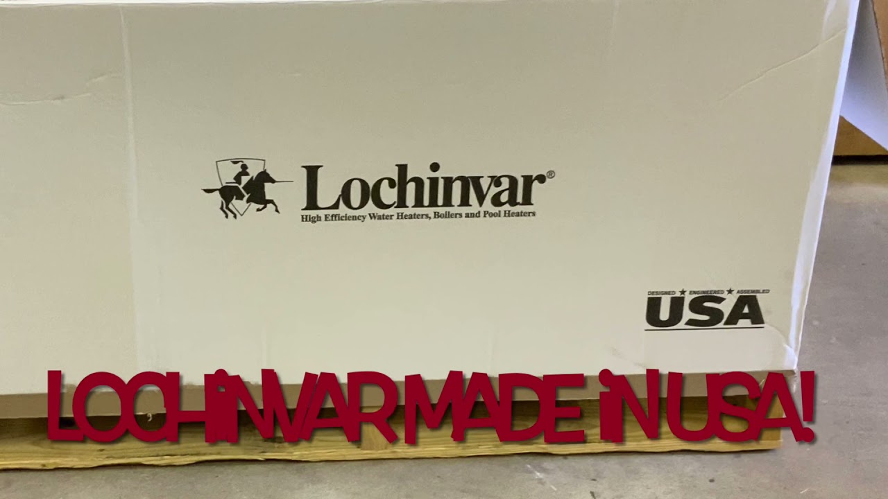 Made in USA Lochinvar Noble 95% Efficient combination heating boiler & tankless water heater.