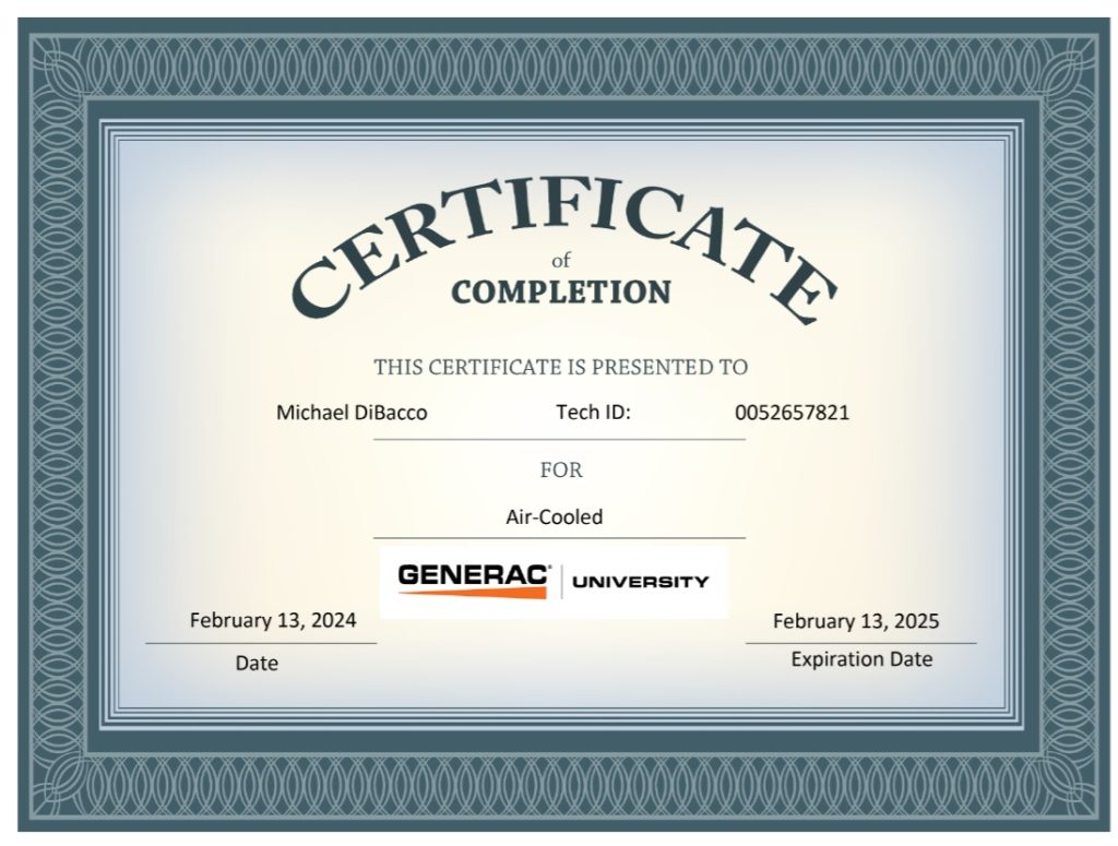 DiBaccoPlumbing_Michael_Certificate